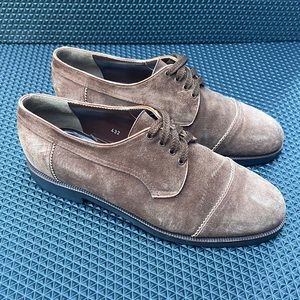 Vintage Suede Oxfords Womens 8.5